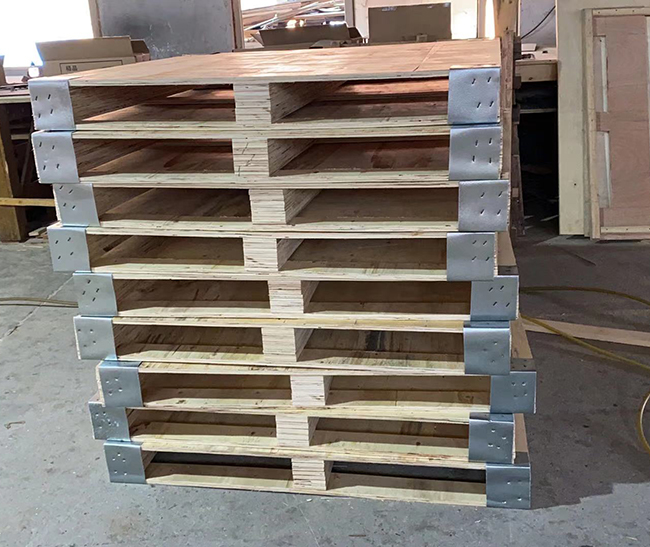 博望四角全包铁护角托盘